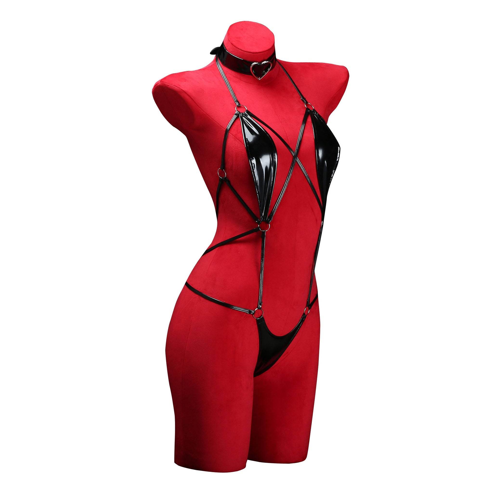 Sukumizu One-Piece Tie-Up Suit Costume - zzcosplay