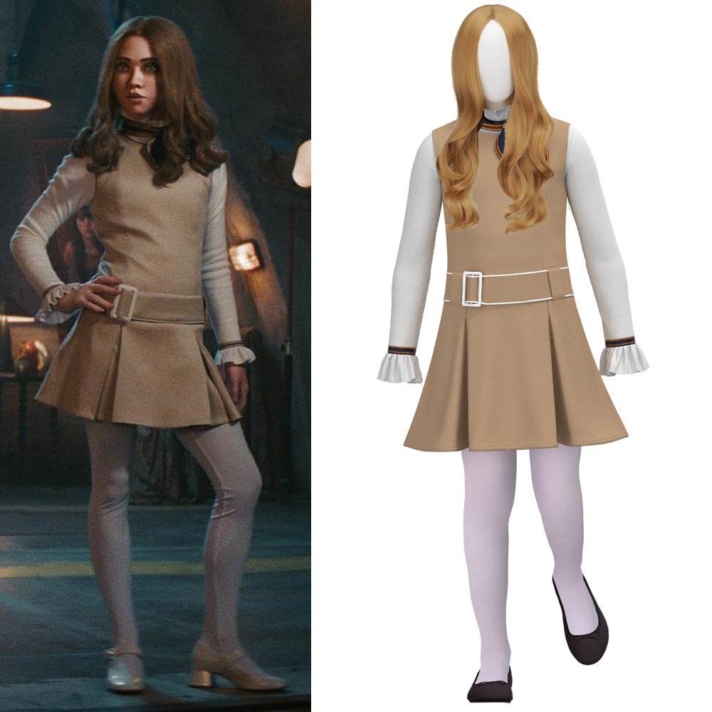 M3GAN 2.0 Costume Megan Cosplay Dress Halloween Adult Kids - zzcosplay