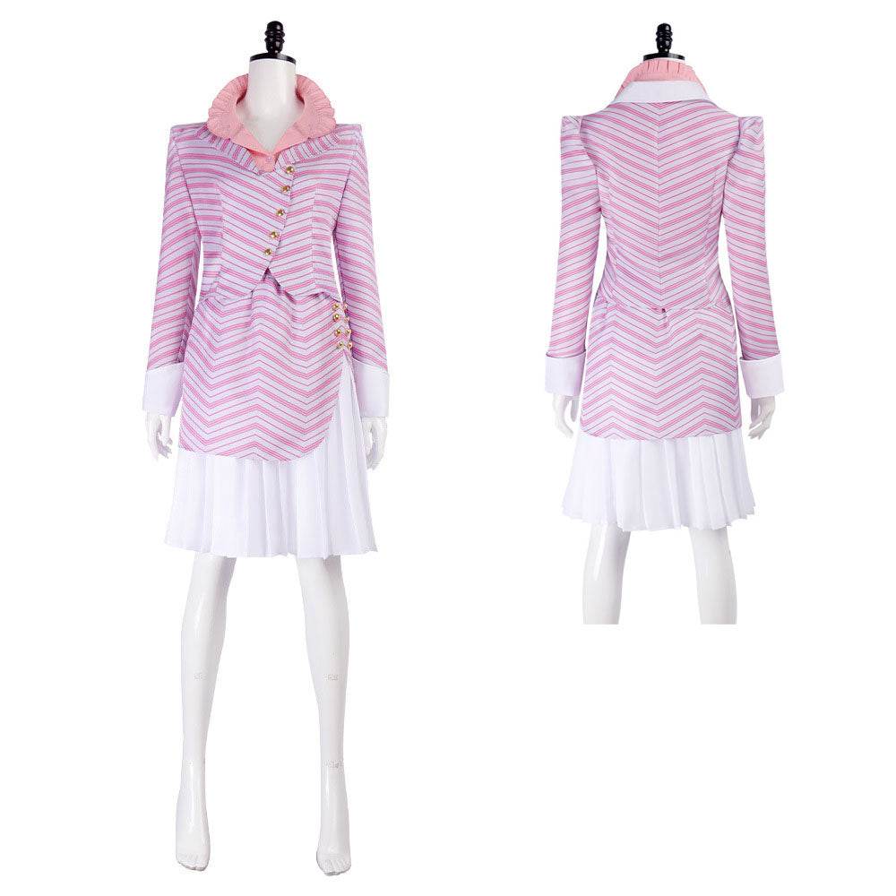 Wicked Glinda Pink Women Suit Outfit Carnival Cosplay Costume - zzcosplay