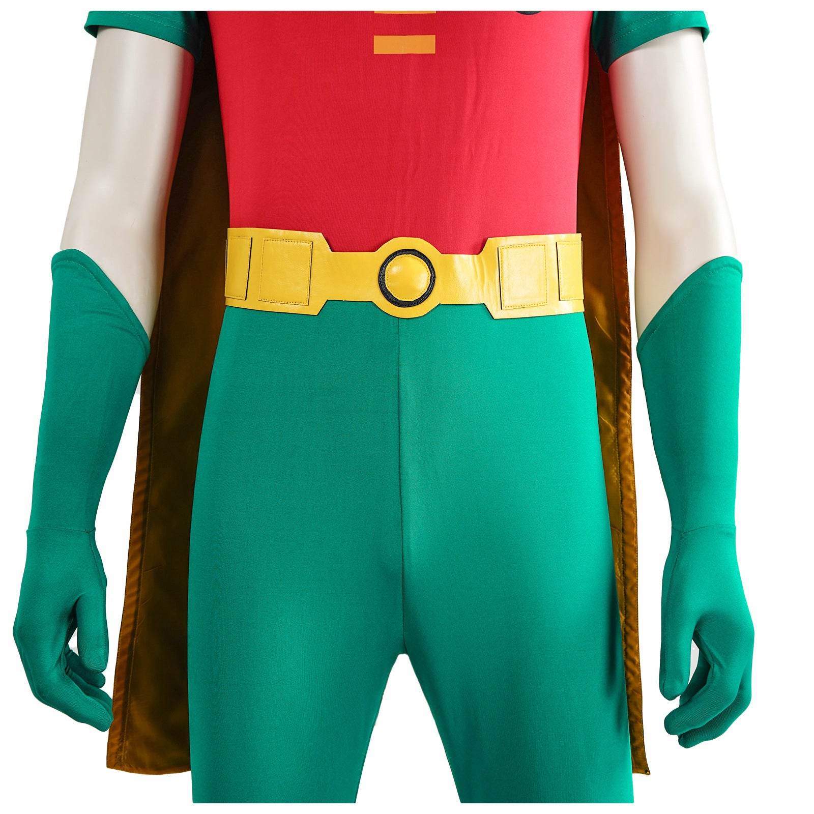 Teen Titans Robin Costume Super Hero Halloween For Adult Full Set With Cape - zzcosplay