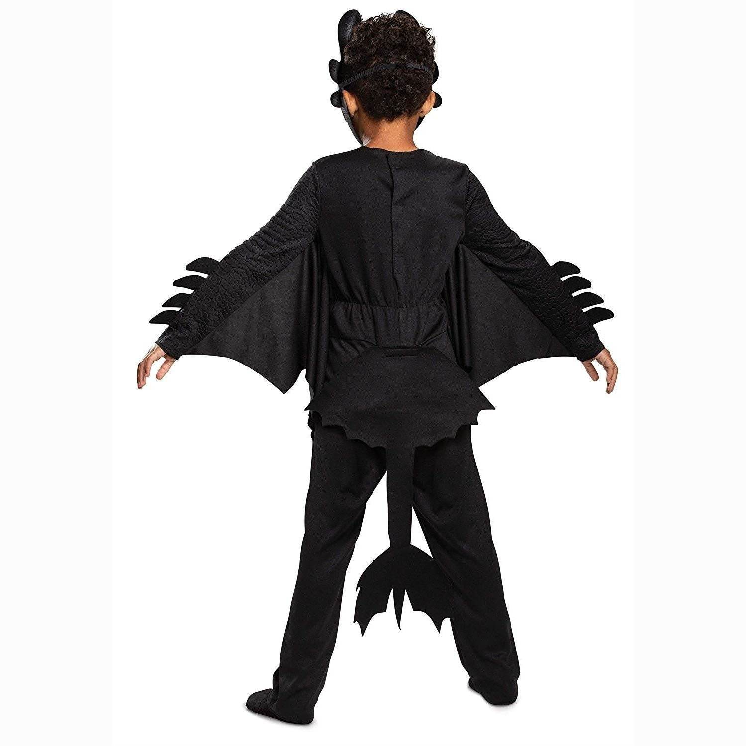 How to Train Your Dragon: Toothless Live Action Deluxe Child Costume Halloween - zzcosplay