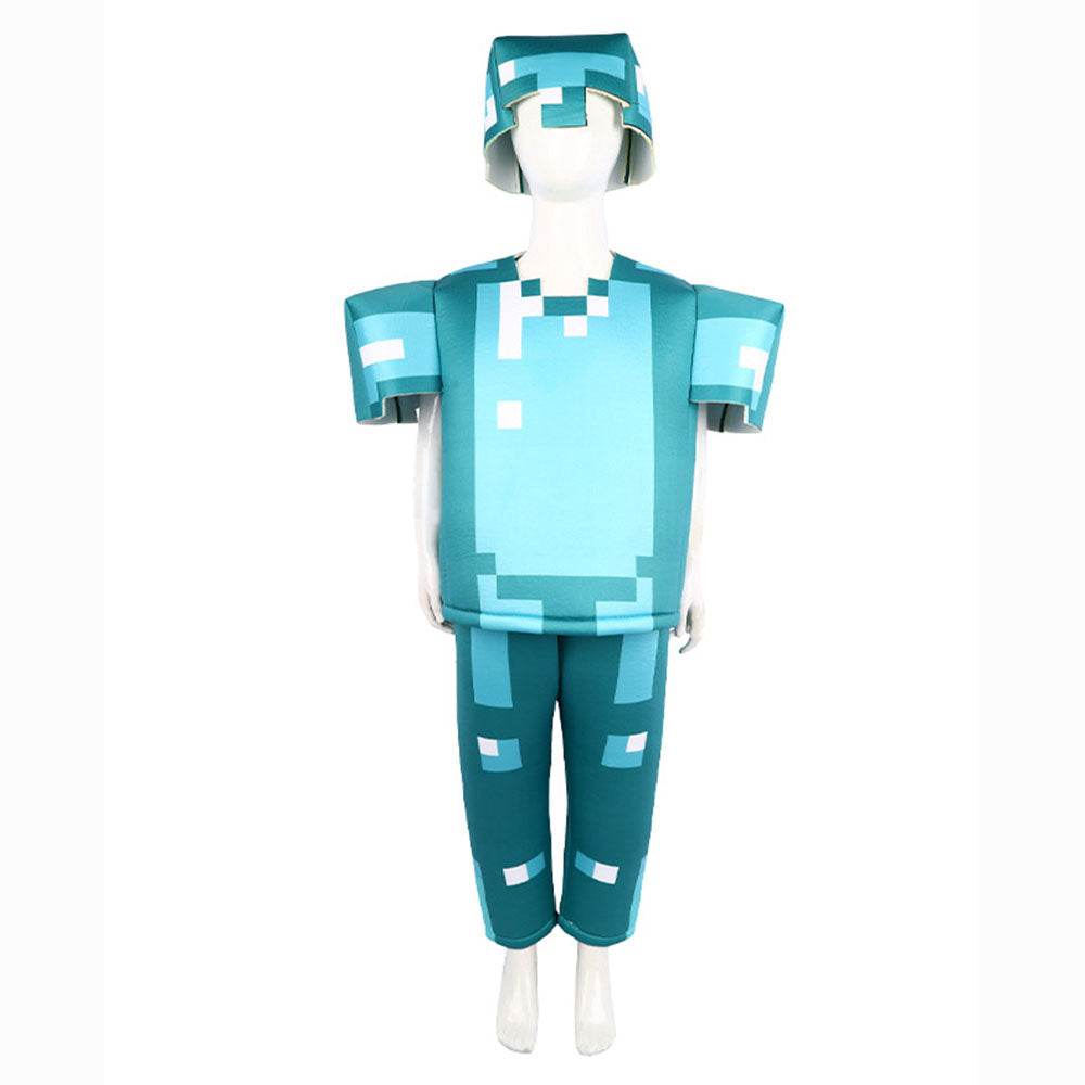Minecraft Steve Costume for Kids Halloween - zzcosplay