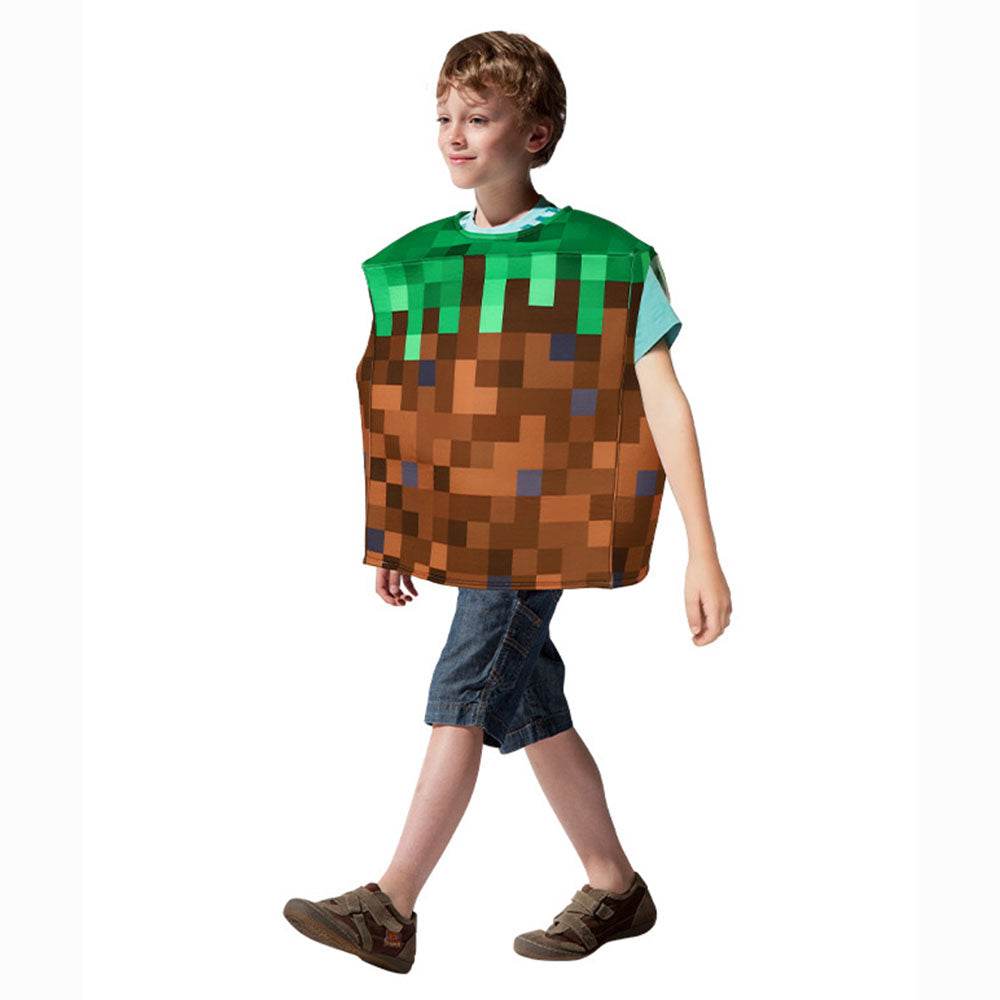 Minecraft Steve Costume for Kids Halloween - zzcosplay