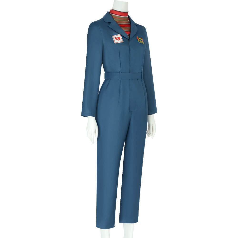 Mouthwashing Anya Women Blue Jumpsuit Carnival Halloween Cosplay Costume - zzcosplay