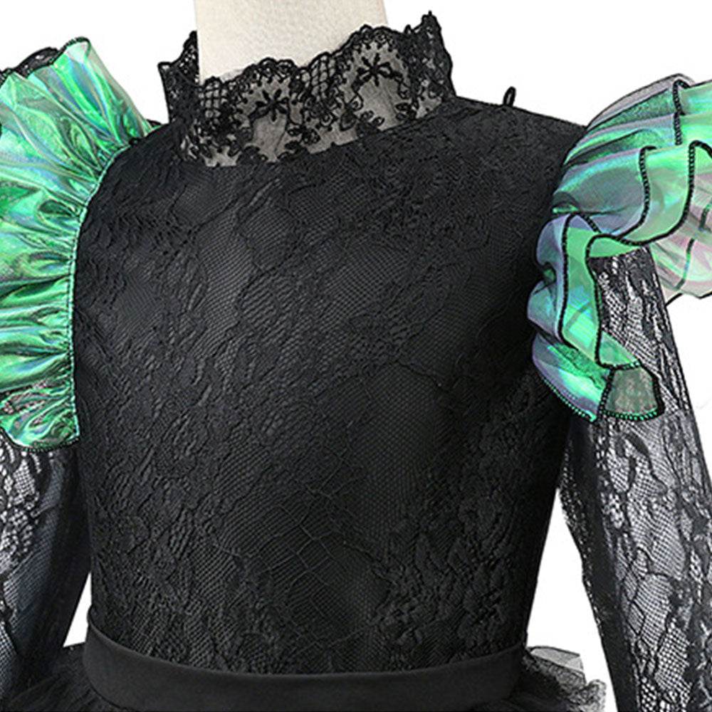 Wicked Black lace dress Halloween holiday party dress - zzcosplay