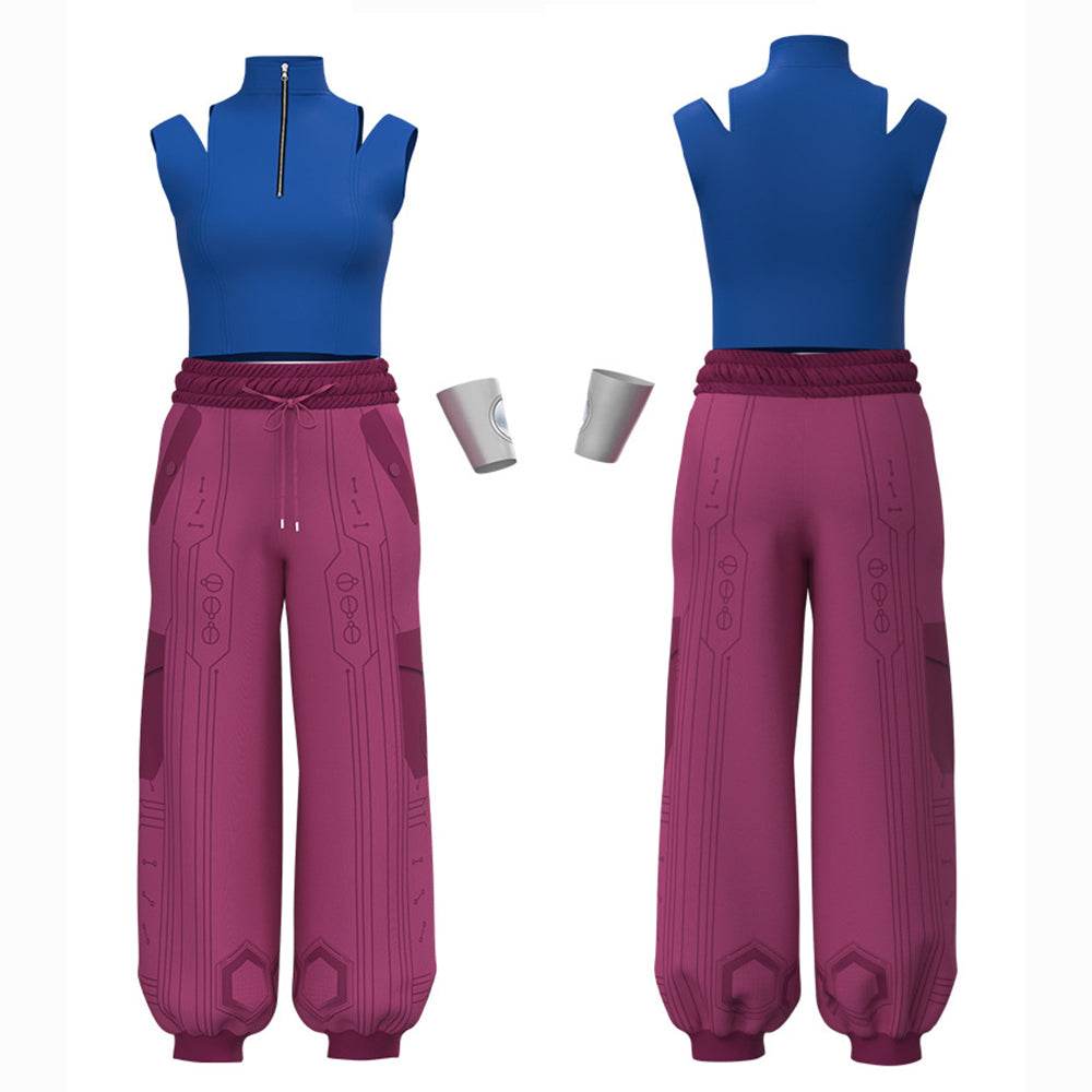 Zombies 4 Dawn of the Vampires Addison Wells Victor Nova Costume Halloween - zzcosplay