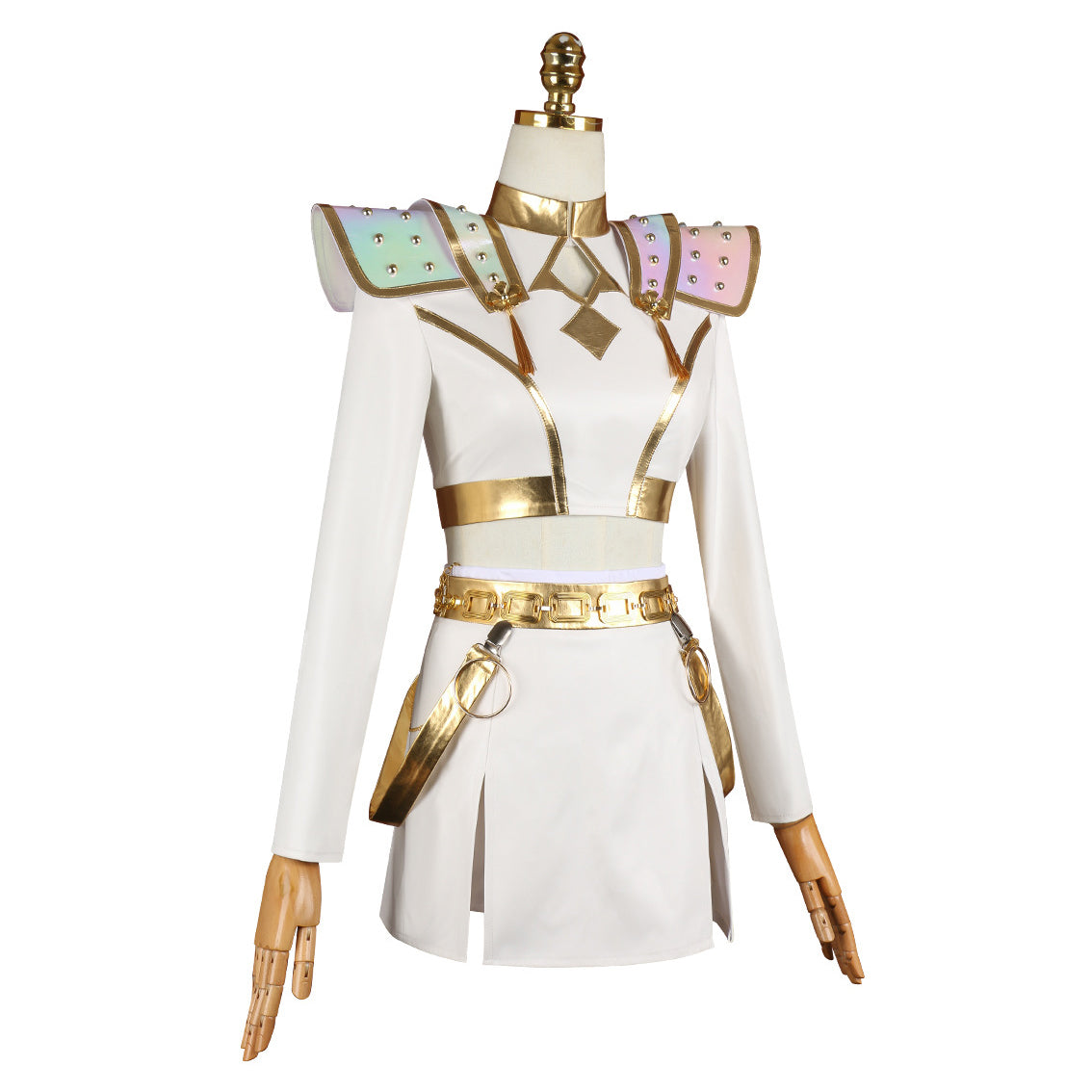 Kpop Witch Hunter Zoe Cosplay Costume Black and Gold Performance - ZZCOSPLAY