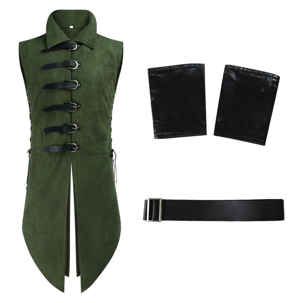 The Hobbit Elf King Vest Halloween Renaissance Cosplay Costume - ZZCOSPLAY