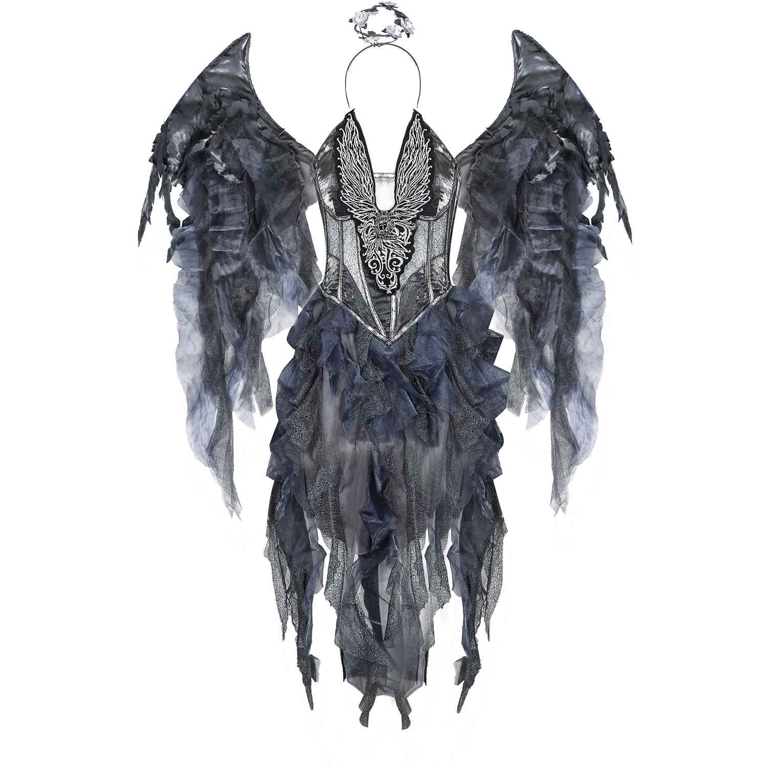 Deluxe Heavenly Angel Costume With Wing For Women