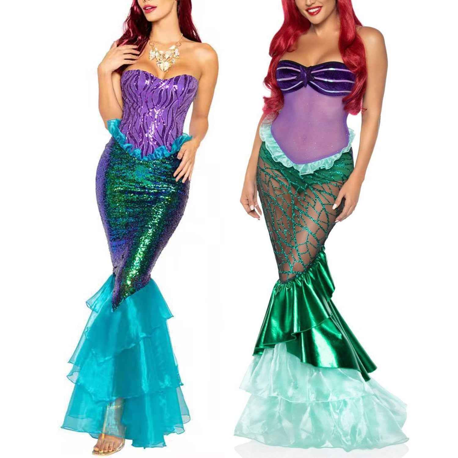 Seductive Mermaid Princess Fairytale Costume Halloween Costume