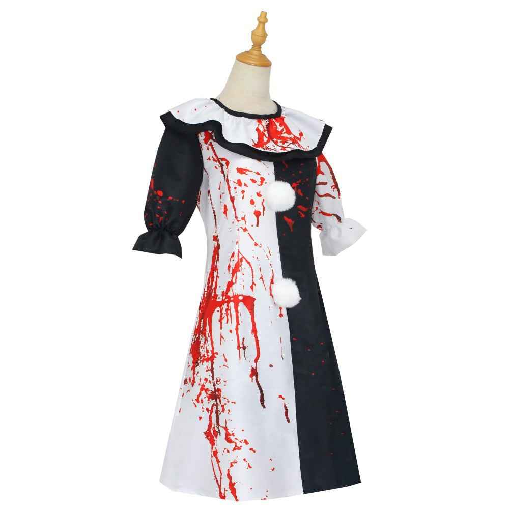 Art The Clown Dress Joker Costume Jumpsuit Halloween Terrifier Cosplay