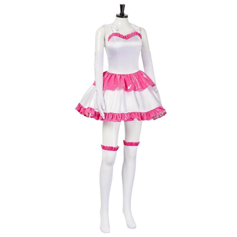 70s Perfect Blue Mima Kirigoe Cosplay Costume Red and Pink Dresses for Women - zzcosplay