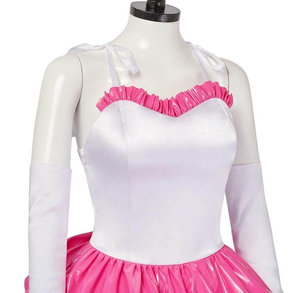 70s Perfect Blue Mima Kirigoe Cosplay Costume Red and Pink Dresses for Women - zzcosplay