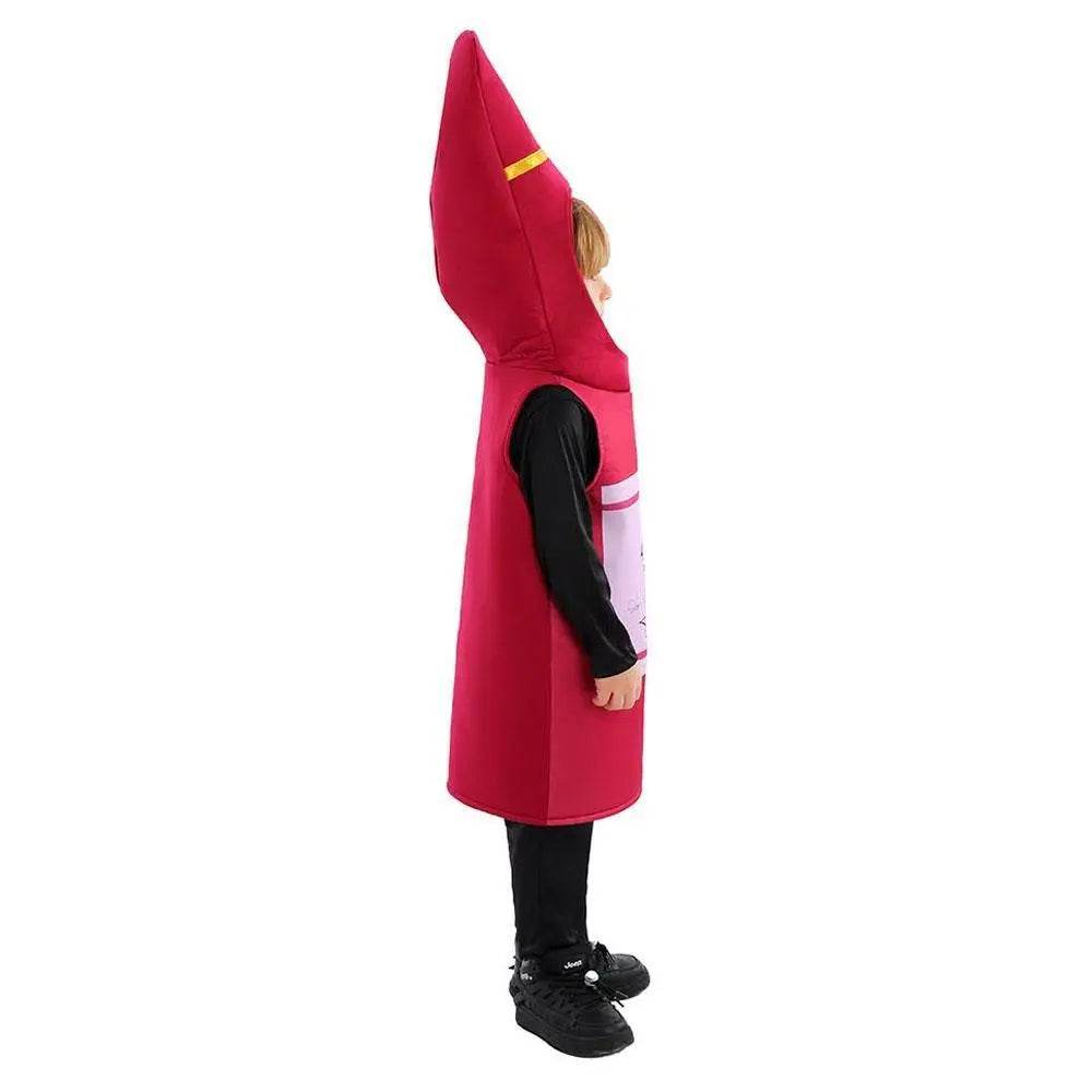 Beer Wine red Bottle Cosplay Costume Children's Day and School Festival Performance Outfit - zzcosplay