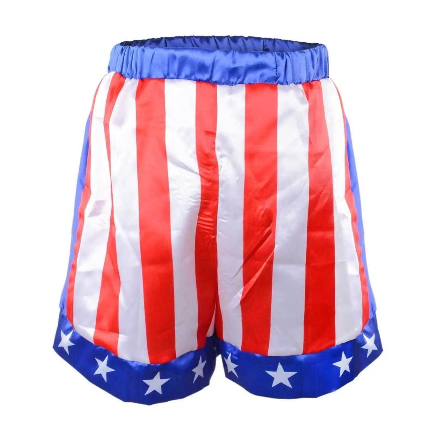 Boxer Cosplay Costume Rocky Balboa Suit Uniform American Star Stripes Robe Italian Boxing Outfit Set for Kids - zzcosplay