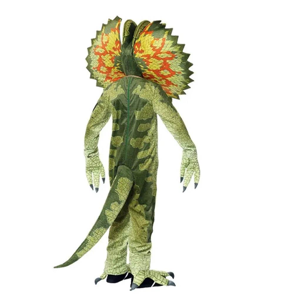 Child's Triceratops Dinosaur Cosplay Costume Jumpsuit Halloween Dress Up for Kids - zzcosplay