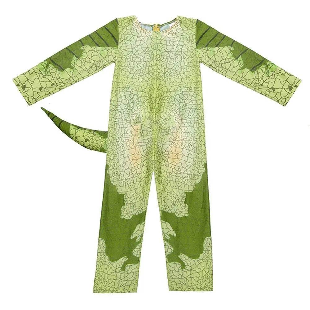 Child's Triceratops Dinosaur Cosplay Costume Jumpsuit Halloween Dress Up for Kids - zzcosplay
