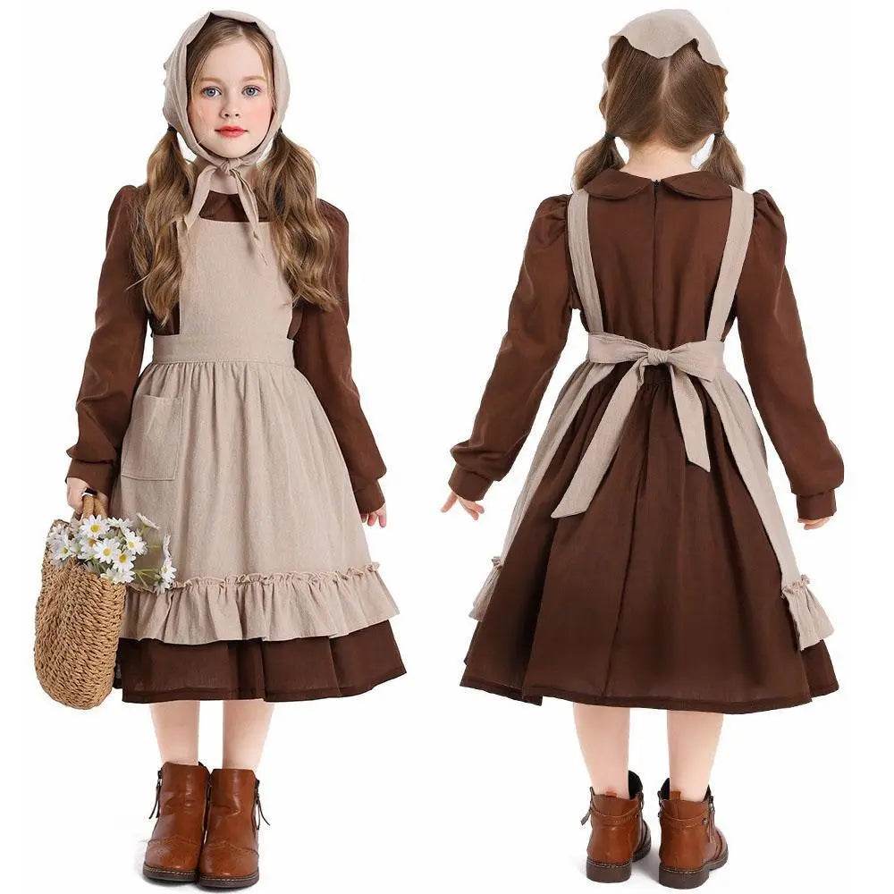 Children's Day Cinderella Maid Costume Party Costume - zzcosplay