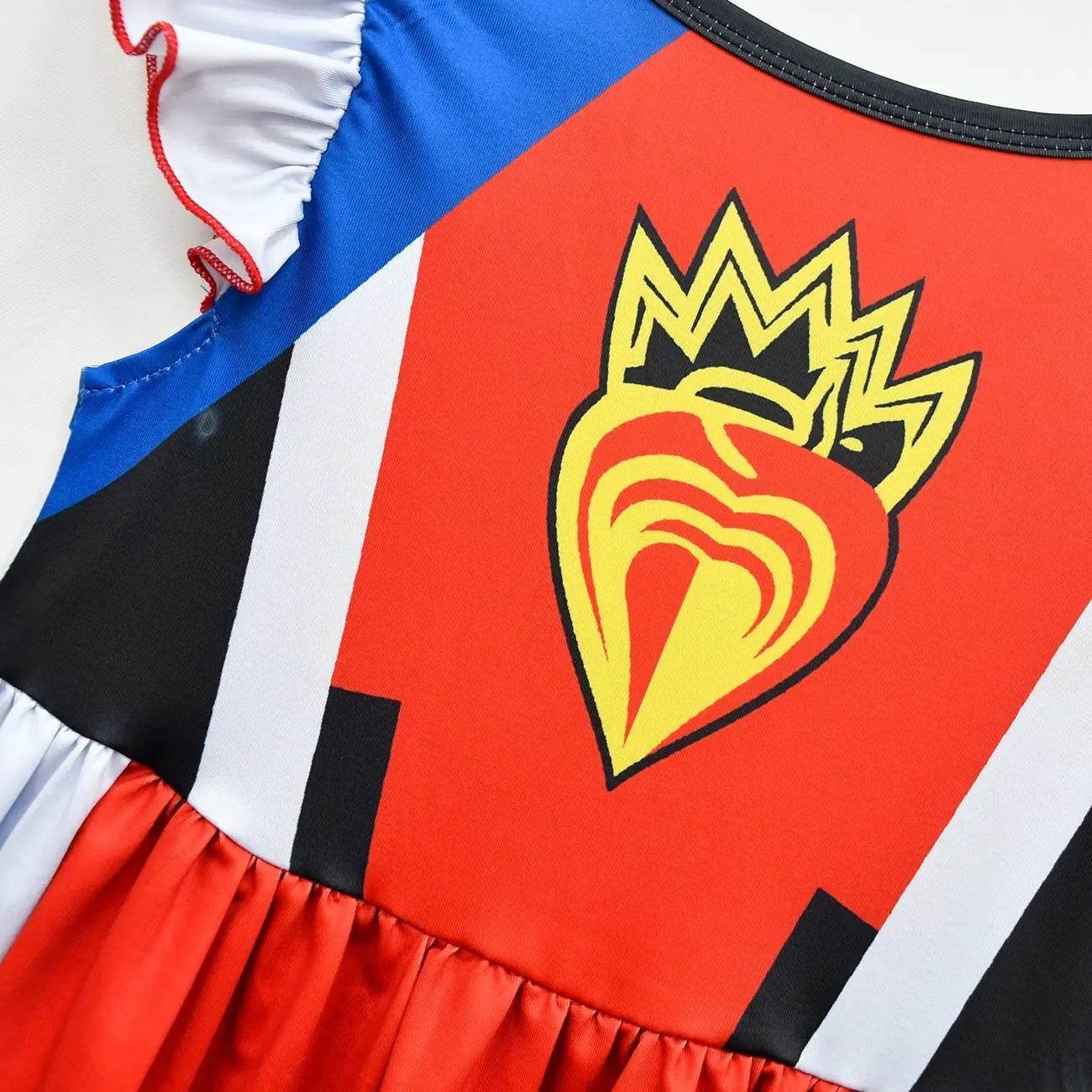 Descendants 3 Costume A-line skirt with flying sleeves Cosplay Dress - zzcosplay