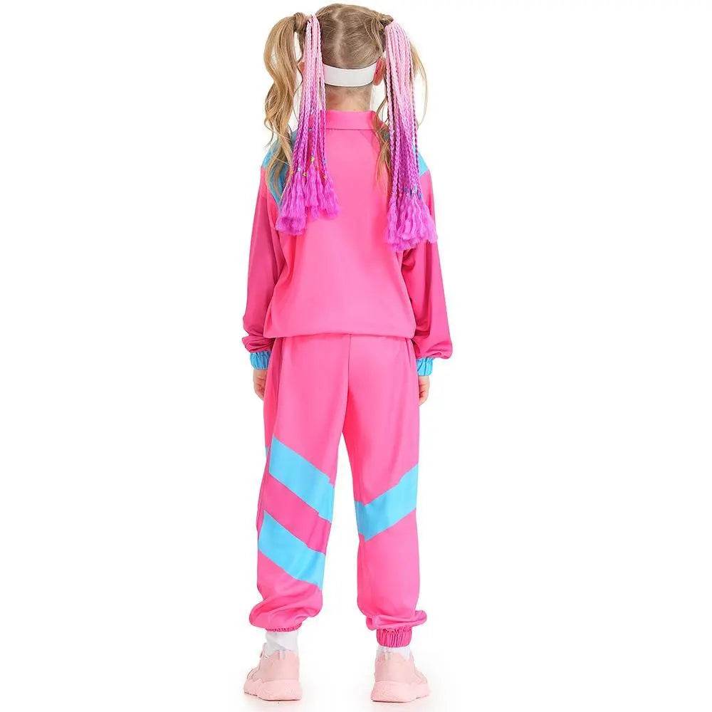 Disco 80S Costume Outfits Dance Set Hip Hop Modern Jazz Team Performance Kids - zzcosplay