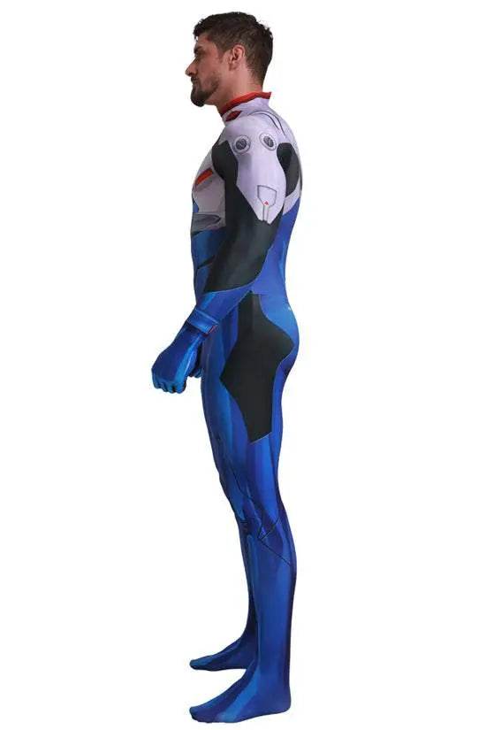 EVA Ikari Shinji Siamese Halloween Cosplay Costume Zentai Jumpsuit - zzcosplay