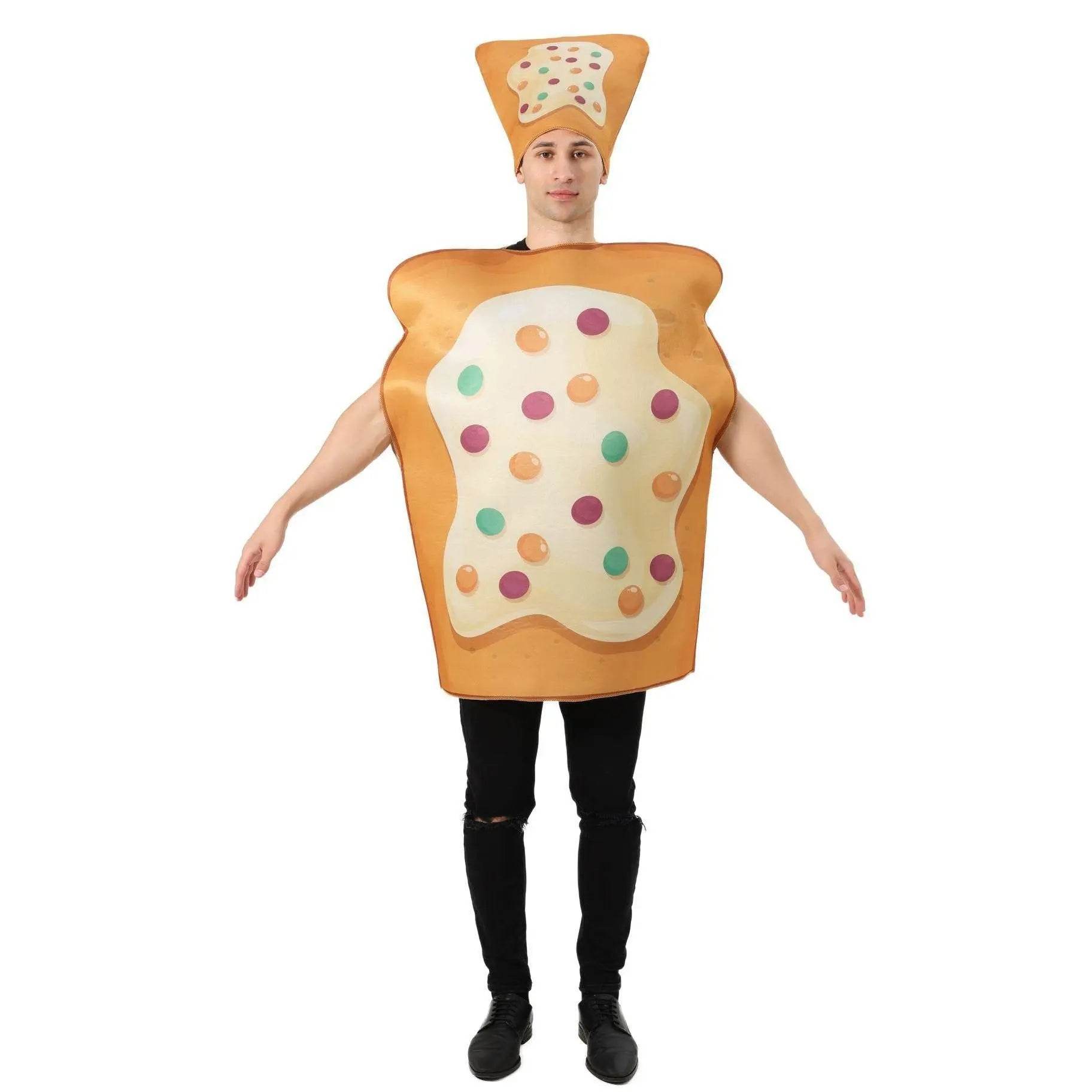 Food Egg bread Costume Halloween Outfits Party Carnival Cosplay - zzcosplay