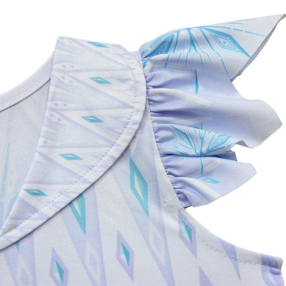 Frozen 2 Cosplay Elsa Halloween Performance Costume Girls Fancy Dress - zzcosplay