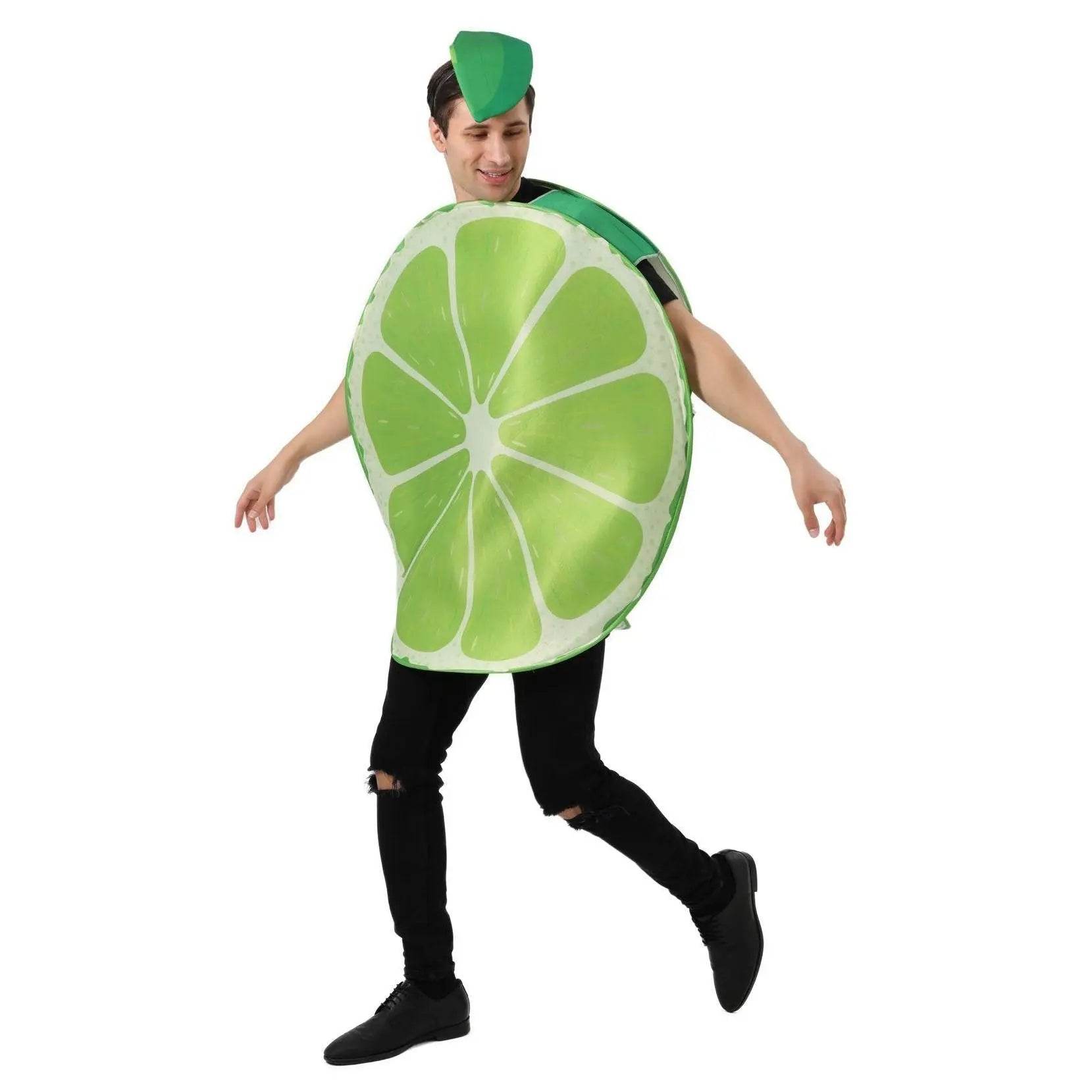 Fruit lime Halloween Costume Outfits Party Carnival Cosplay - zzcosplay