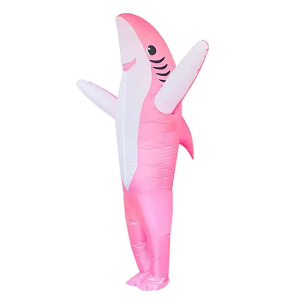 Funny inflatable shark costume Halloween Party for Adult Kids - zzcosplay