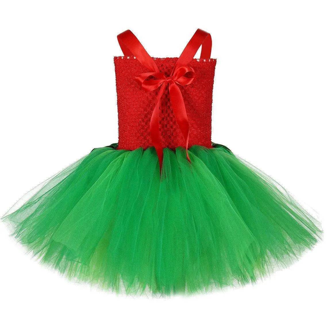 Girls Tutu Dreams Hawaii Lilo Costume with Tropical Fern Leaf Headband - zzcosplay