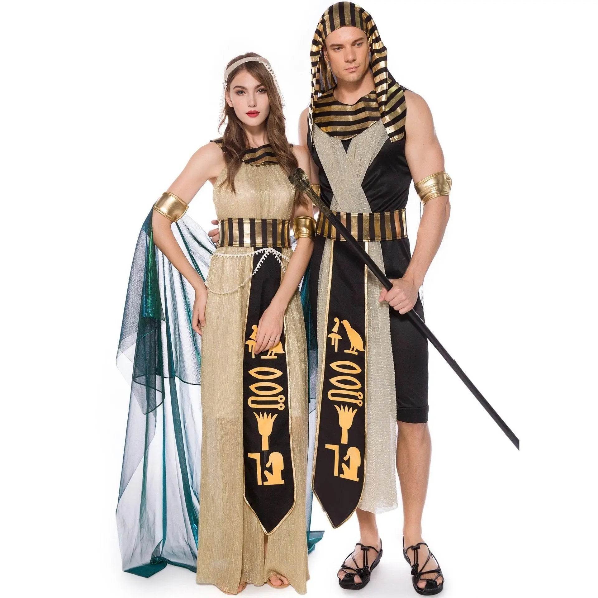 Greek Goddess Prince Couples Costume Halloween Outfits Cosplay Party Carnival - zzcosplay
