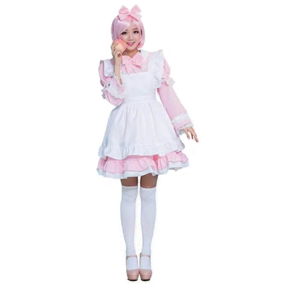 Halloween Alice Dress Girl's Princess Costume Maid Dress for kids - zzcosplay