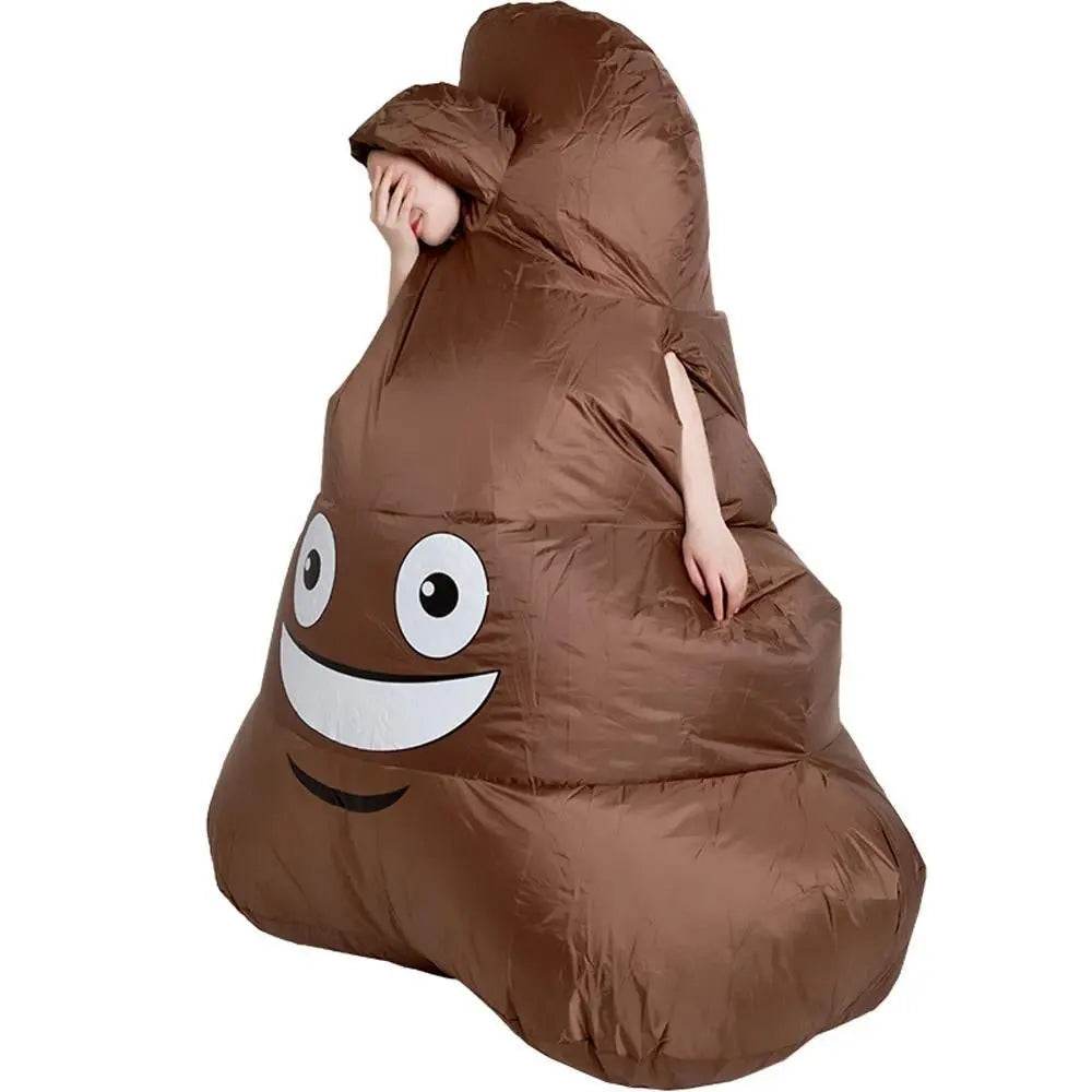 Halloween Emoji Poop Inflatable Party Stage Performance Cosplay Costume - zzcosplay