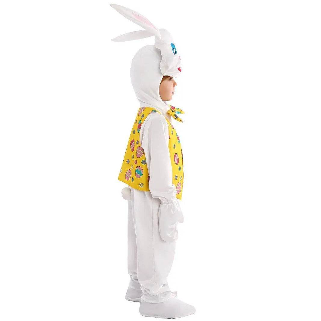 Kids Children White Rabbit Bunny Carrot Party Cosplay Halloween Easter Costume - zzcosplay