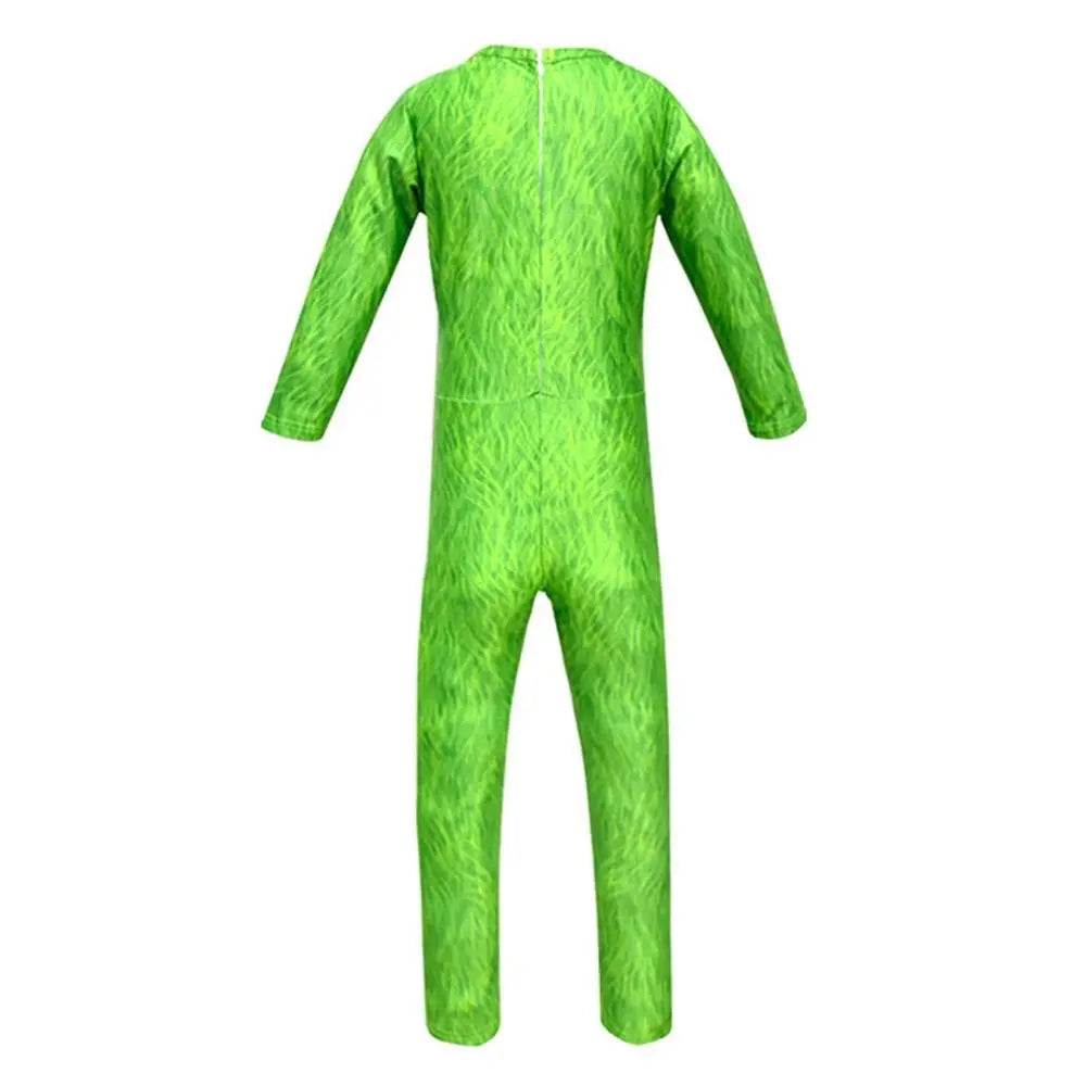 Kids The Grinch Christmas Costumes Jumpsuit Sets - zzcosplay