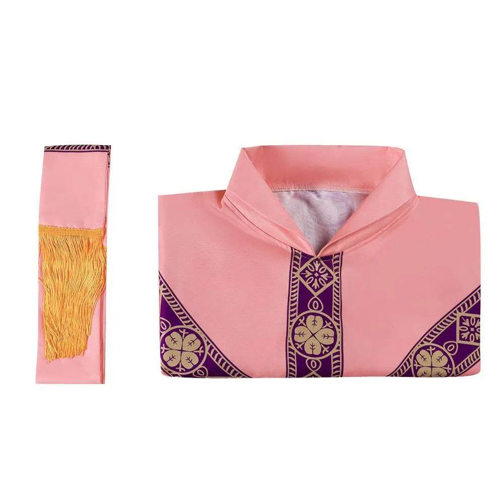 Medieval Cloak Spliced Priest Uniform Cosplay Costume Outfits Halloween Carnival Suit - zzcosplay