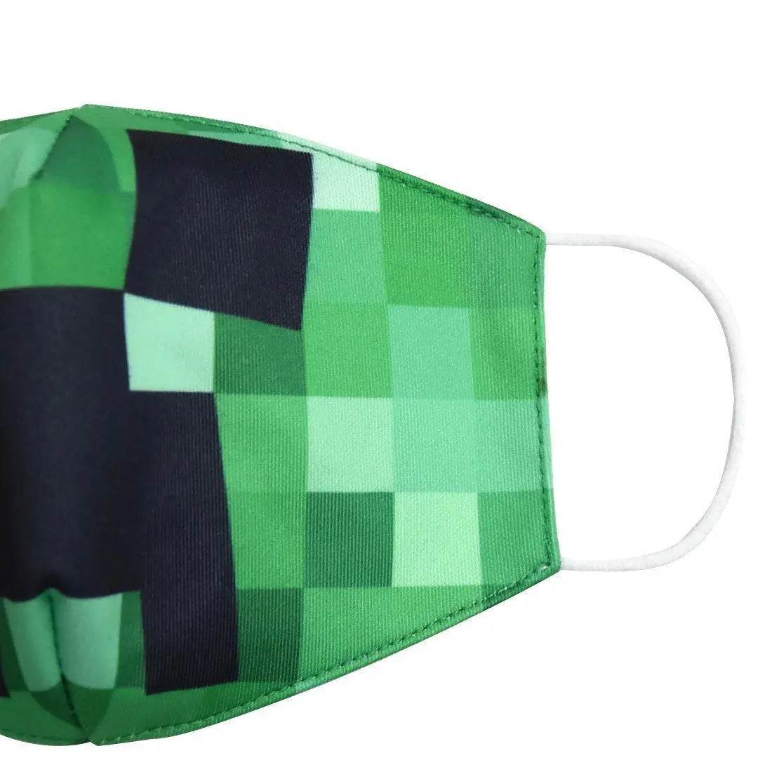 Minecraft Boys Mask Dust Respirator Washable Reusable Masks Kids Face Mouth Muffle Anime Mask - zzcosplay