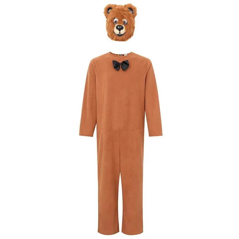 Mr. Smiling Bear Animal Adult Jumpsuit Cosplay Costume Carnival - zzcosplay
