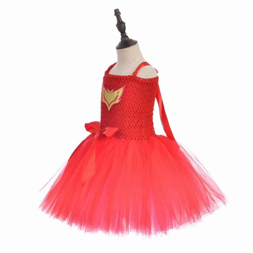PJ Masks Superhero Cosplay Costumes Halloween Tutu Dress Suits - zzcosplay
