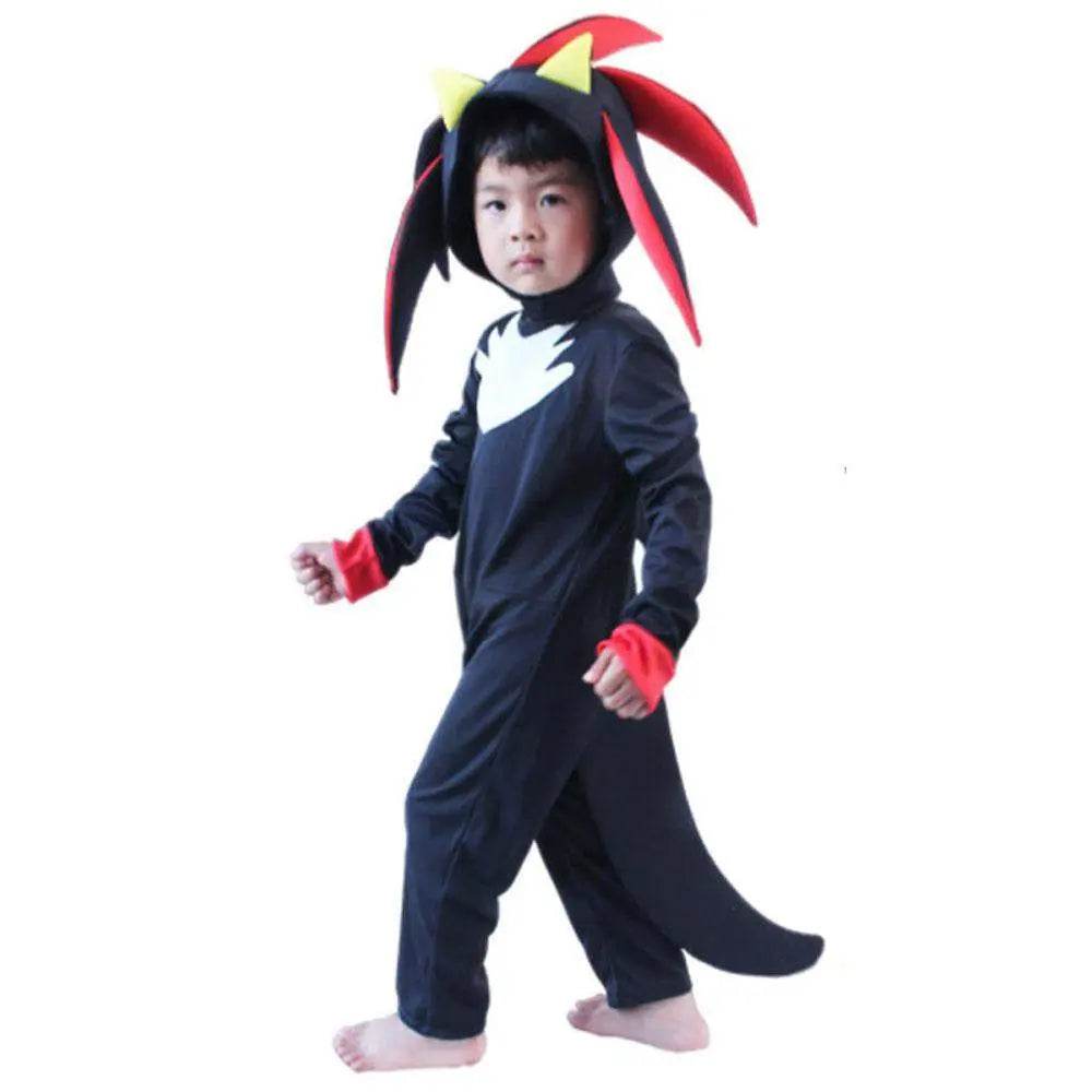 Sonic The Hedgehog Shadow Cosplay Costumes Jumpsuit - zzcosplay