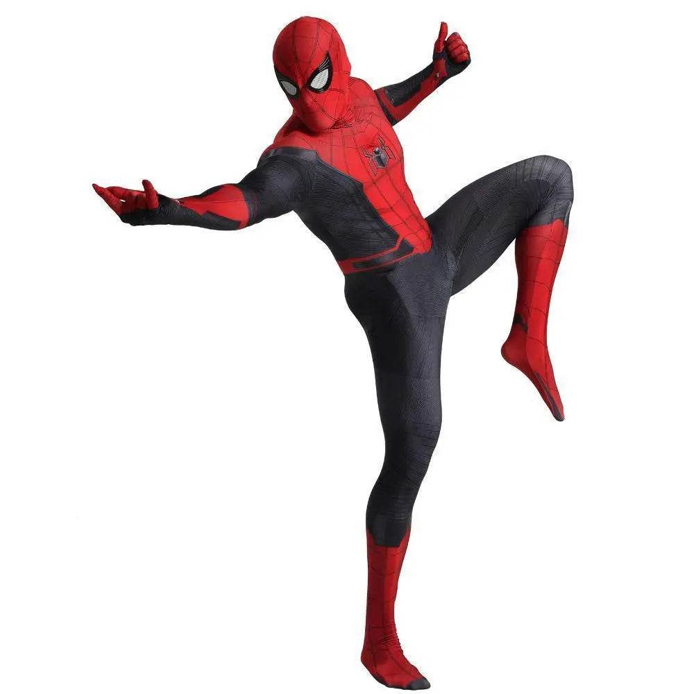 Spider-Man Far From Home Peter B Parker Cosplay Costume Halloween Outfits Bodysuit For Adult Kids - zzcosplay