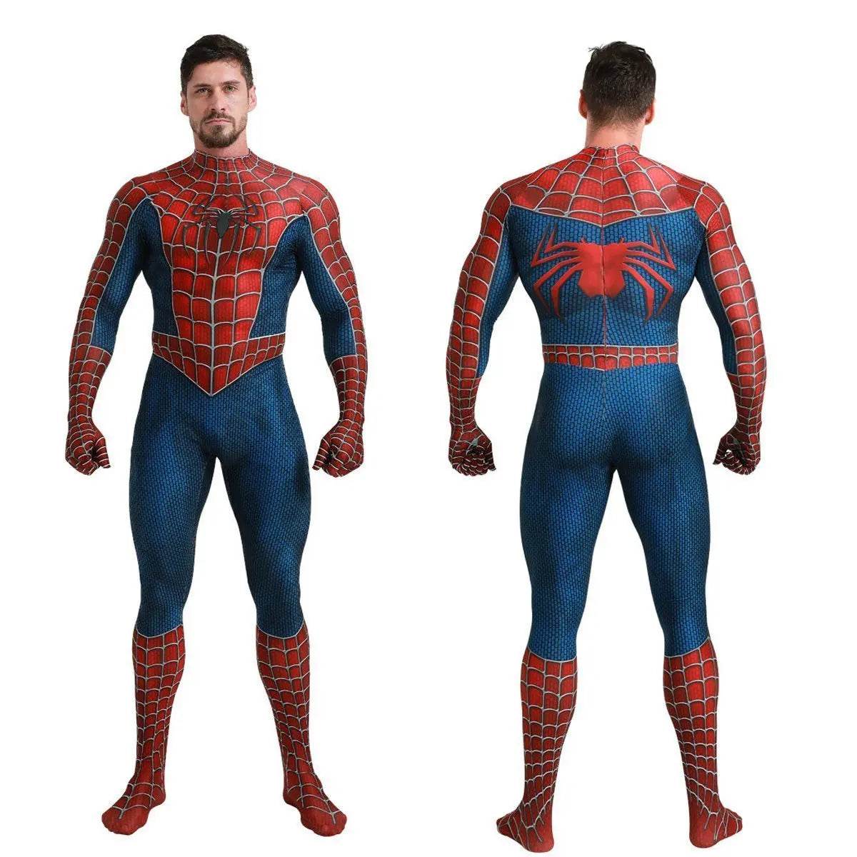 Spider-Man Tony Halloween Cosplay Costume Zentai Jumpsuit - zzcosplay