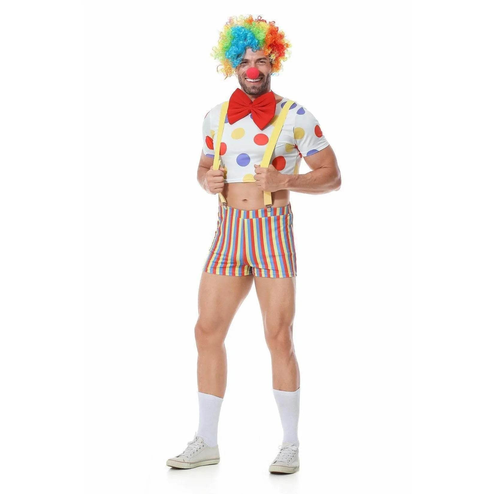 Stag Do Party Fancy Dress Costume Clown For Men - zzcosplay