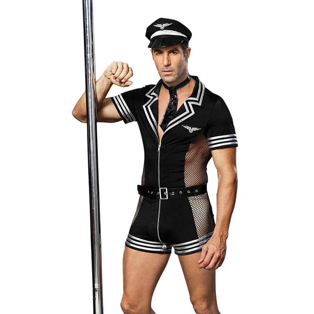 Stag Do Party Fancy Dress Costume Police Sailor Jumpsuit For Men - zzcosplay