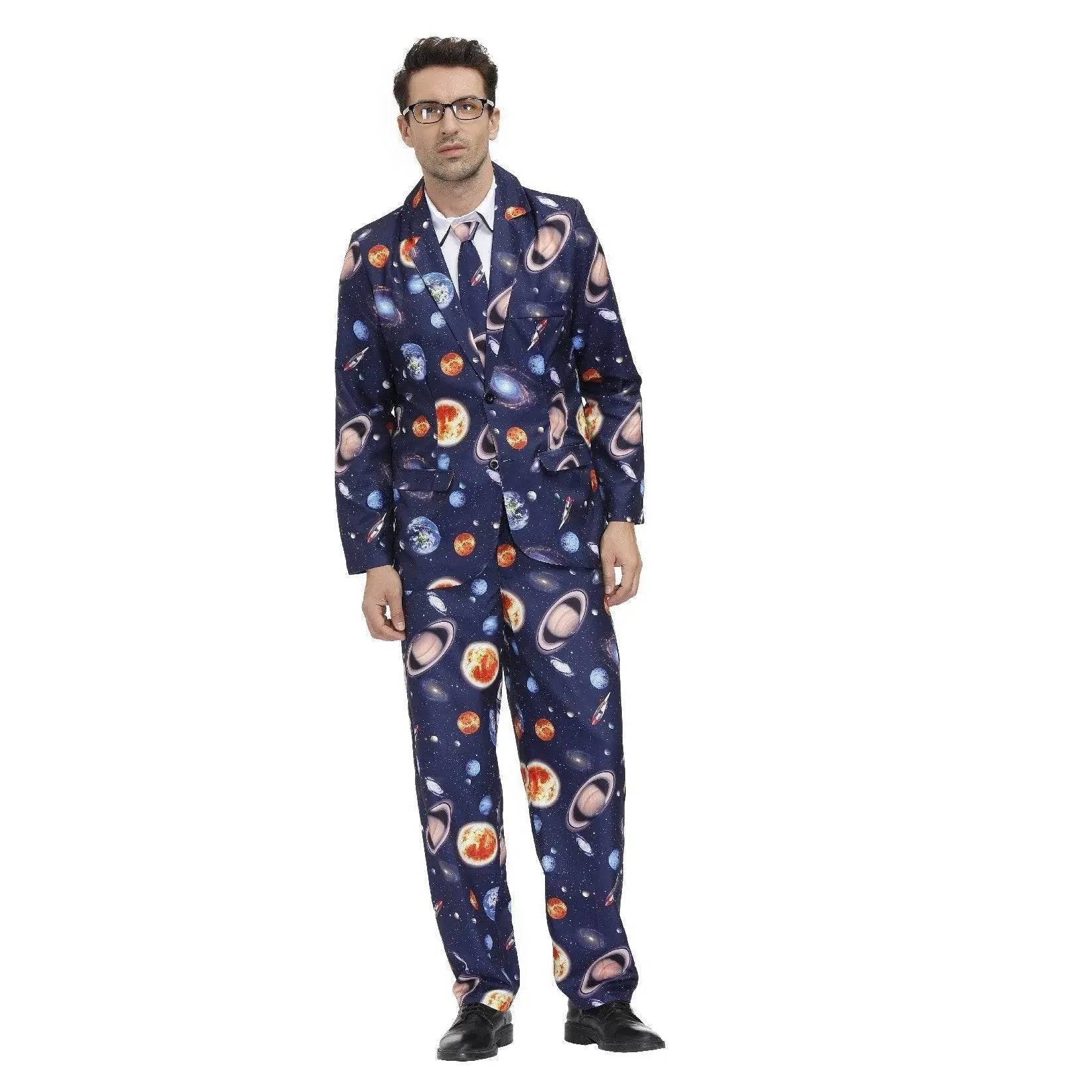 Stag Do Party Fancy Dress Host Printed Suit For Men - zzcosplay