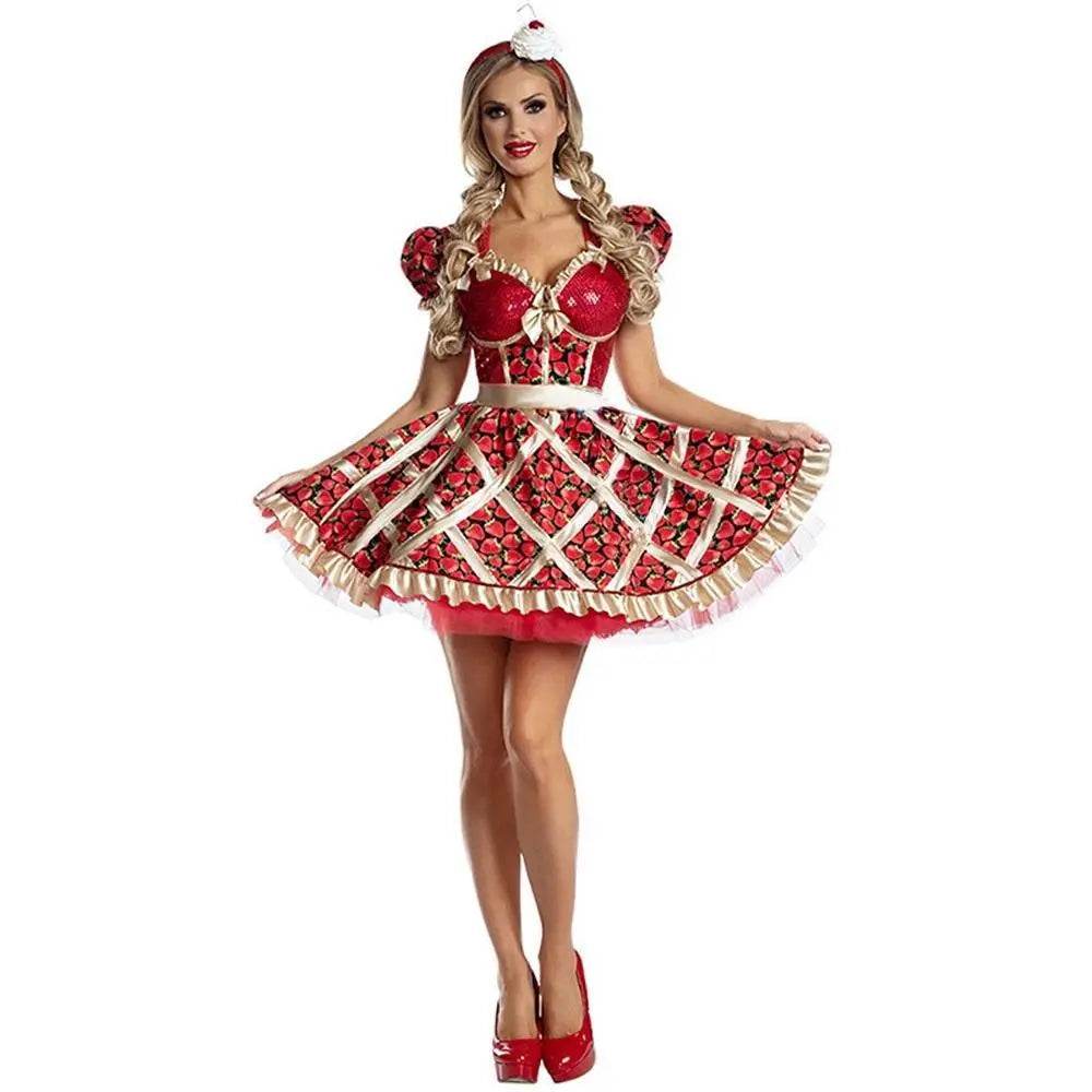 Strawberry Costume Women Dress - zzcosplay
