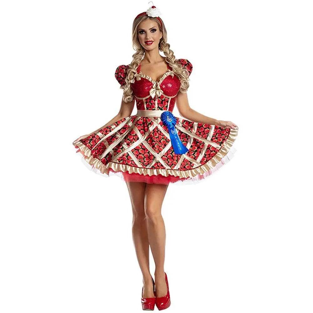 Strawberry Costume Women Dress - zzcosplay