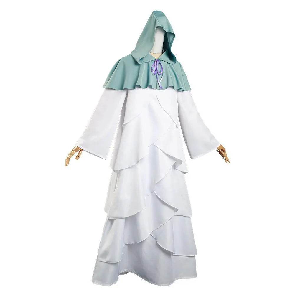 The Promised Neverland Mujika Cosplay Costume Long Robe Cloak Halloween Cape Carnival Outfit for Adults - zzcosplay