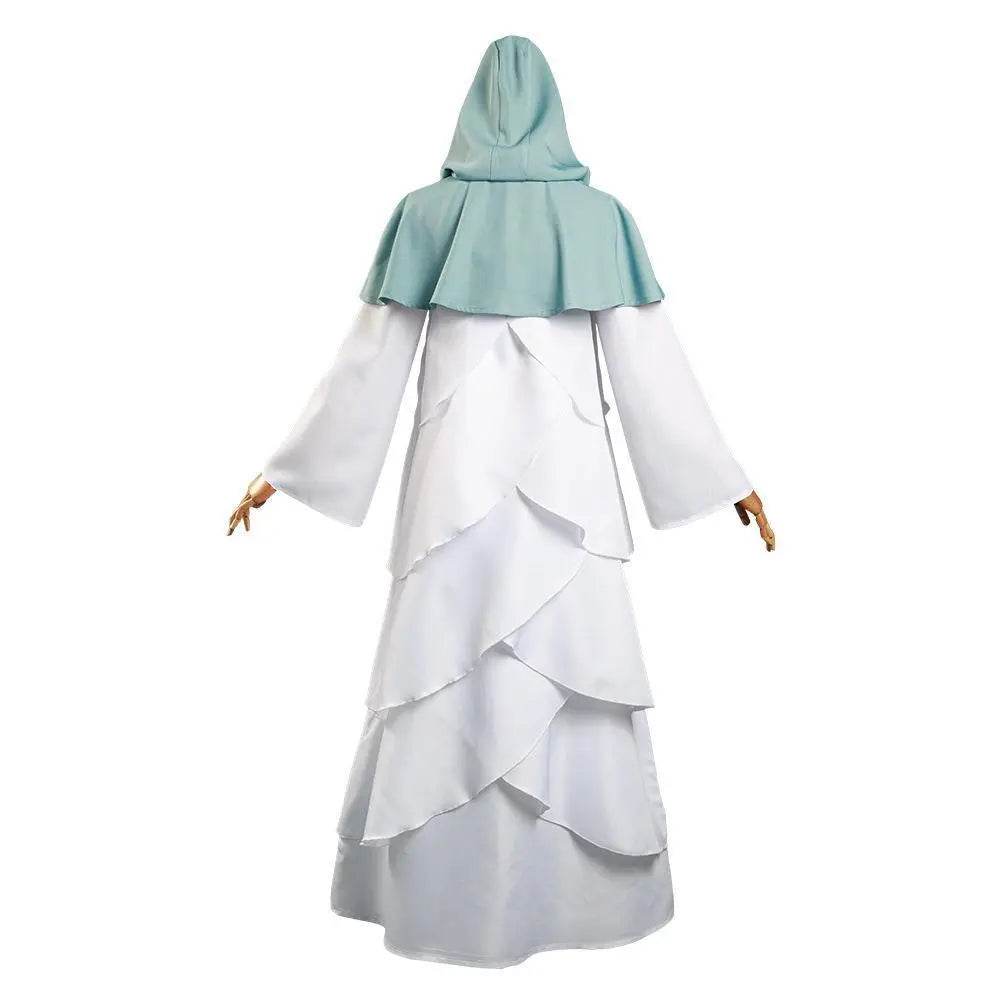 The Promised Neverland Mujika Cosplay Costume Long Robe Cloak Halloween Cape Carnival Outfit for Adults - zzcosplay