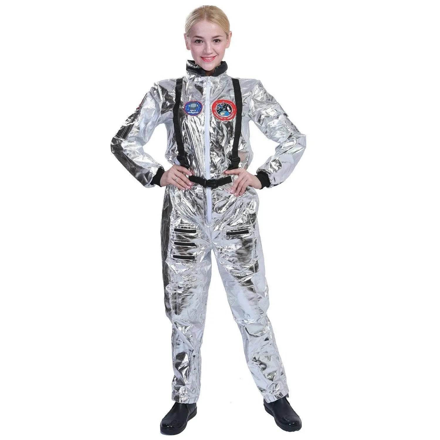 The Wandering Earth Astronaut Silver Pilot Family Couples Halloween Cosplay Costume - zzcosplay